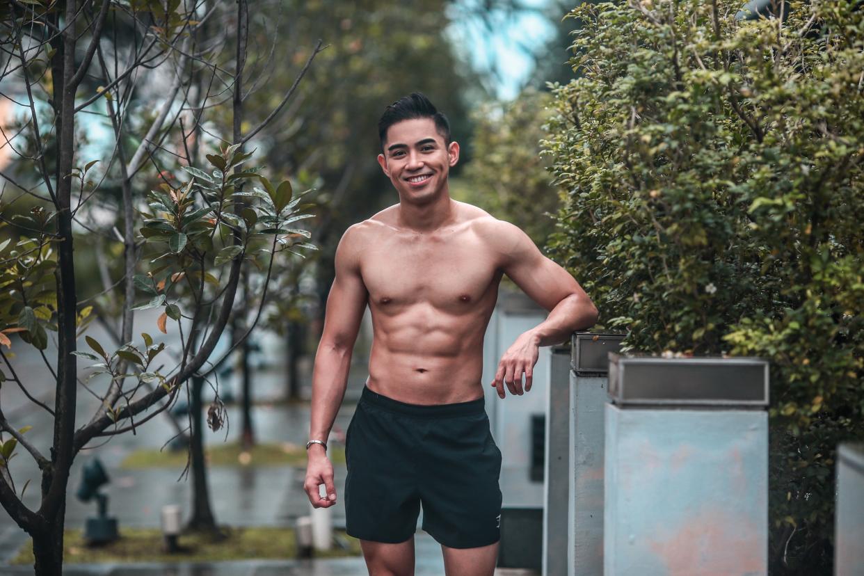 Danil Palma is a content creator and fitness trainer. (PHOTO: Cheryl Tay)