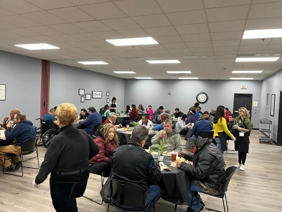 The Salvation Army of Lubbock hosted a Thanksgiving meal for many of its guests and clients Thursday at its downtown kitchen.