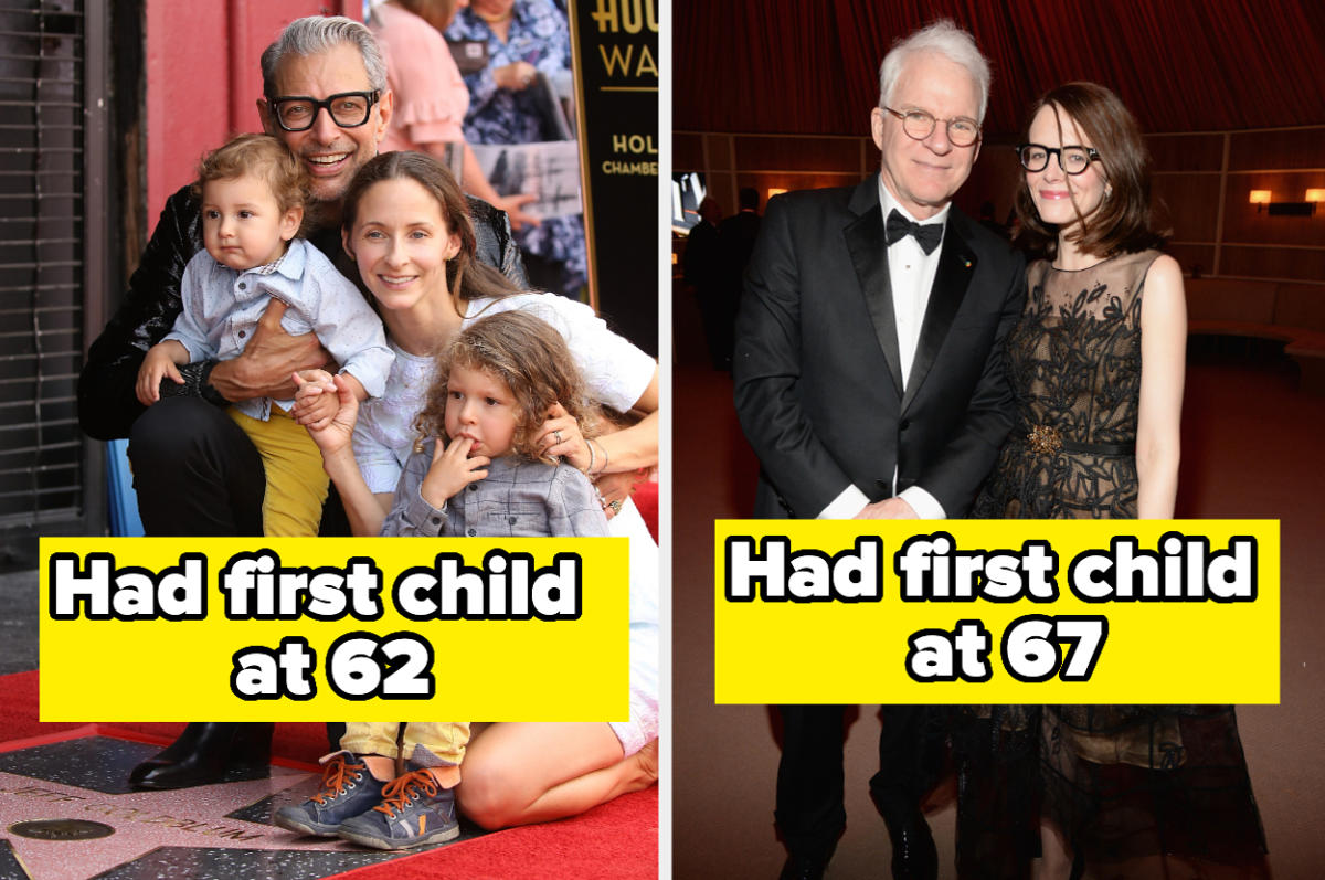 13 famous men who were 50 or (much) older when they decided it was time for their first child