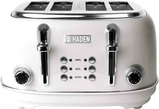 Toaster 4 Slice,Retro Stainless Steel Toater with 7 Shade Settings,Best  Prime Toaster for Waffles, 4 Slice Toaster with 3 Mode，Bagels and More