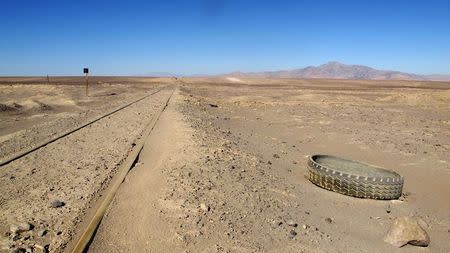 A view of the Atacama desert in the Andes mountain range outside of Antofagasta, Chile, in this April 15, 2013 file photo. REUTERS/Julie Gordon/Files