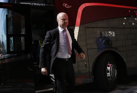 Britain Football Soccer - Middlesbrough v Burnley - Premier League - The Riverside Stadium - 8/4/17 Burnley manager Sean Dyche arrives before the match Action Images via Reuters / Craig Brough Livepic