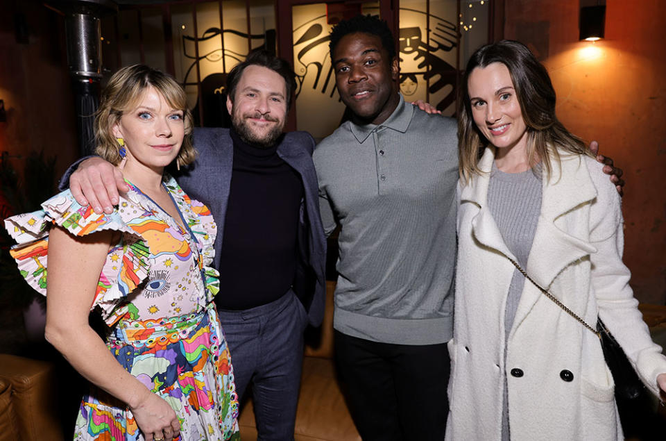 Mary Elizabeth Ellis, Charlie Day, Sam Richardson and Nicole Boyd - Credit: Matt Winkelmeyer/Getty Images