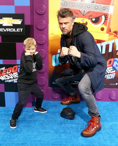 <p>Michael Tran/FilmMagic</p> Josh Duhamel and son, Axl Jack Duhamel attend the Los Angeles premiere of Warner Bros. Pictures' "The Lego Movie 2: The Second Part" held at Regency Village Theatre on February 02, 2019 in Westwood, California