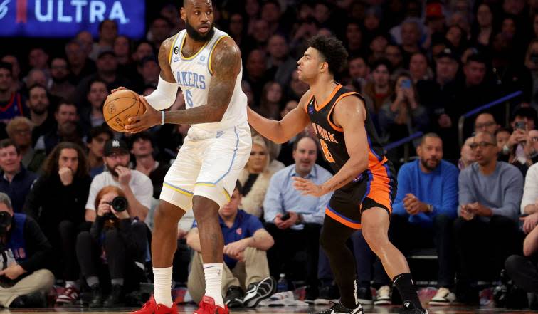 LeBron James porte les Lakers au Madison Square Garden