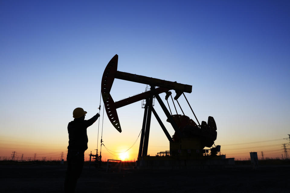 Oil prices hit $56.86 (£40.91) a barrel on Wednesday. Photo: Getty