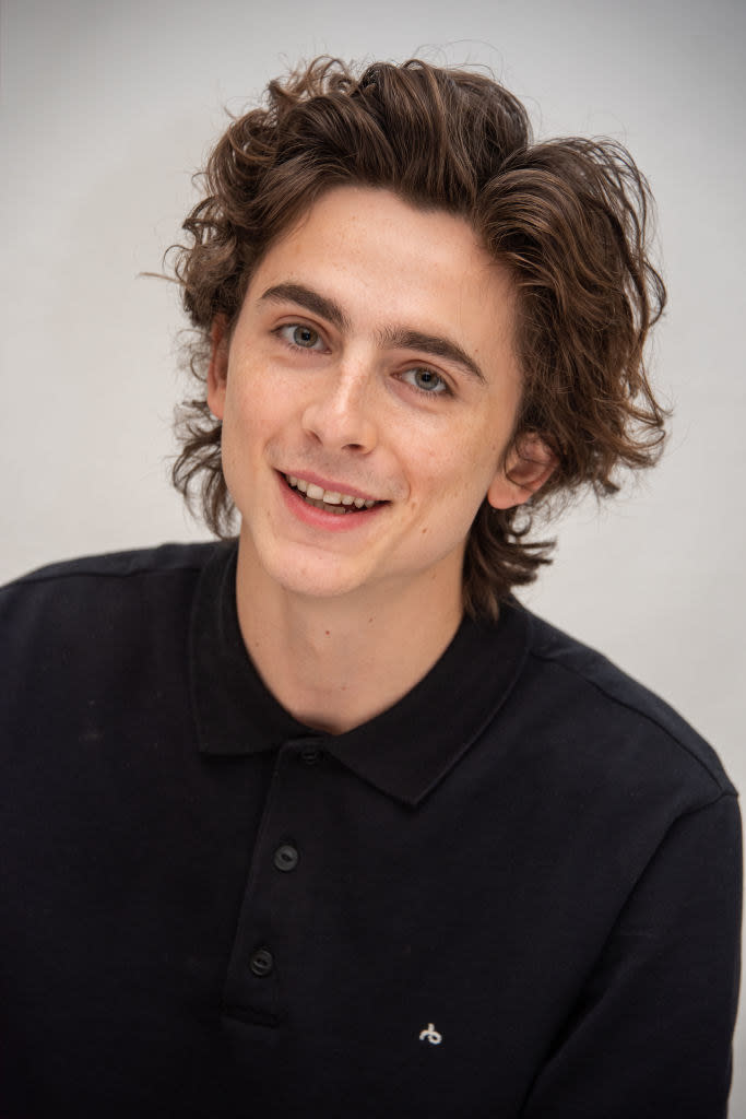 Timothee Chalamet at "The King" Press Conference