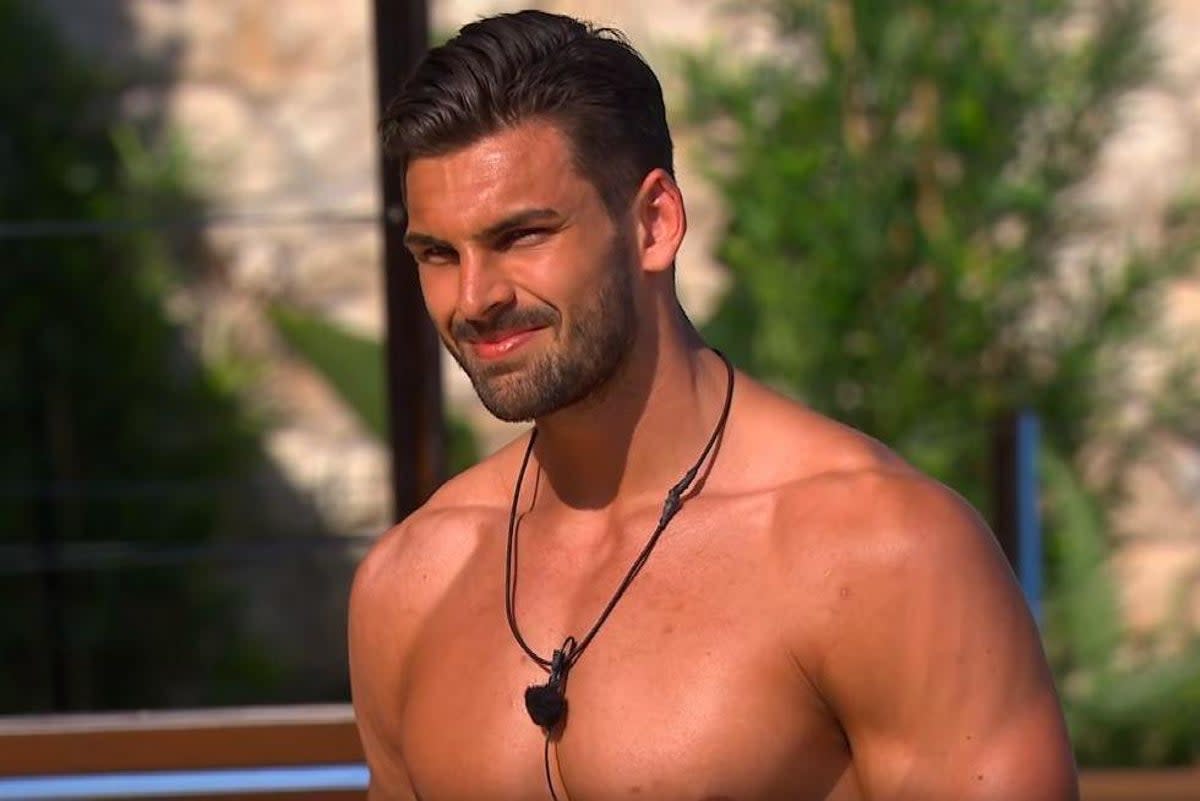 Adam Collard during his first appearance on Love Island  (ITV2)