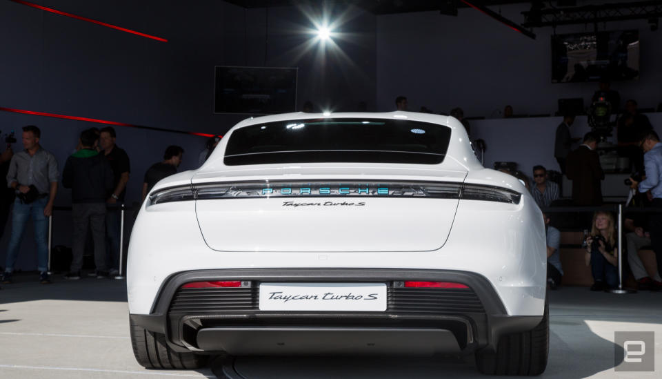 Porsche Taycan unveil