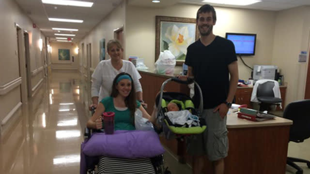 Jill Duggar and Derick Dillard have announced their baby to the world but not like this yet. The <em>19 Kids and Counting</em> stars welcomed their baby boy Israel on April 6, and the latest pic of the little guy could not be any cuter! <strong>PICS: Jill Duggar's Pregnancy Album</strong> The 23-year-old mama posted this adorable snap of Israel rocking big shades on his tiny head. The Dillard family also shared, a new photo from the hospital with Jill and her 25-year-old husband holding their latest addition. They look ready to take him home. Both Jill and Derick have been very active in chronicling the birth of Israel. Jill posted many baby bump pictures and blogged when she was in the "final stretch." Derick also blogged during Jill's labor to keep everyone updated and express his excitement. <strong>NEWS: Derick Dillard Blogs His Excitement During Jill's Labor </strong> At the time, he wrote, "I can't even describe right now the anticipation I am feeling, as I am about to get to meet my firstborn son for the first time face to face. So many people have already testified that nothing can quite describe that moment and that I’ll just have to experience it for myself." The birth of Israel will be a <em>19 Kids and Counting</em> episode that airs on May 5th on TLC. Check out the video below to see Israel's baby announcement.