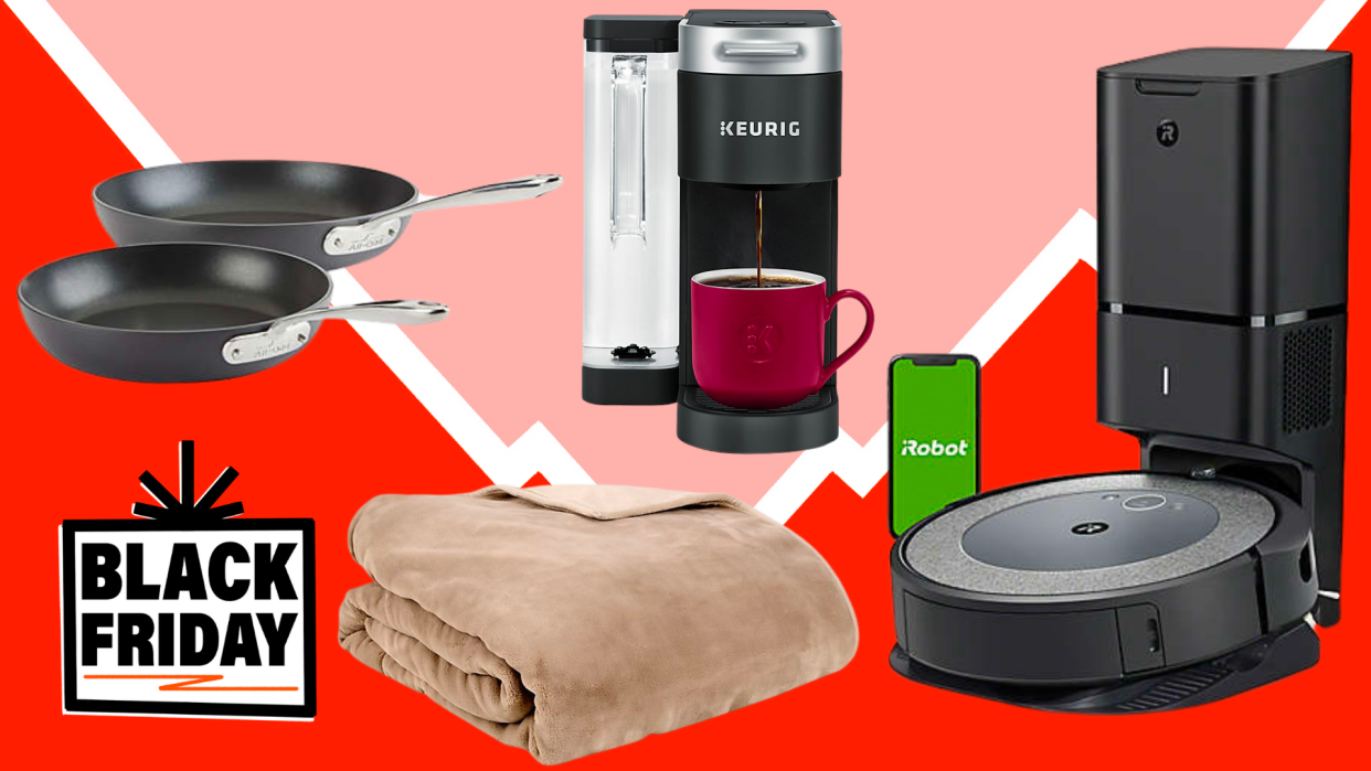 Save on everything from pots and pans to weighted blankets during Bed Bath and Beyond's Black Friday sale.