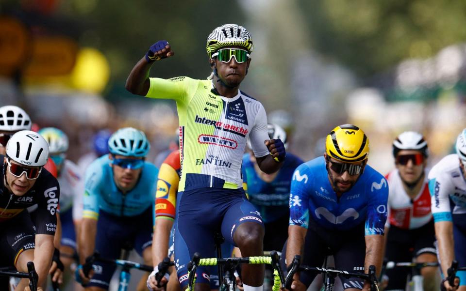 Biniam Girmay - Girmay becomes first black African to win Tour de France stage as Cavendish misses out