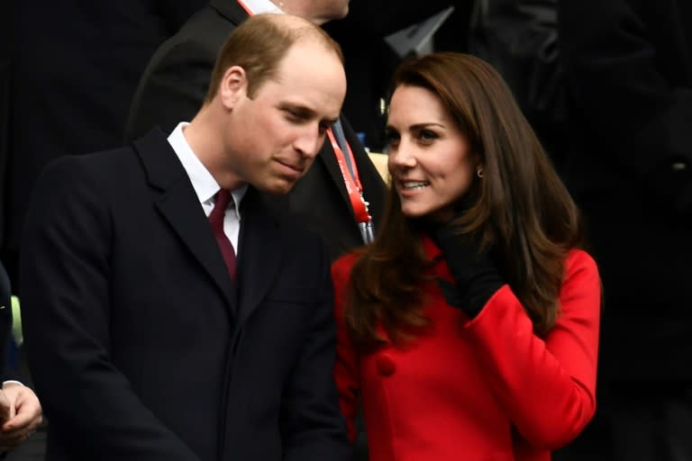 Prince William and his wife Kate visited the Stade de France for the Six Nations match between France and Wales on March 18, 2017