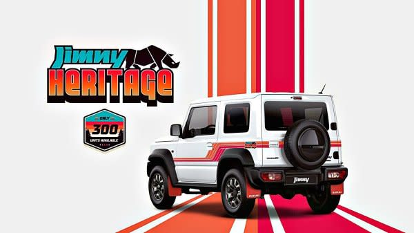 SUZUKI推出Jimny Heritage 傳承版特仕車，換上復古外觀和紅色的