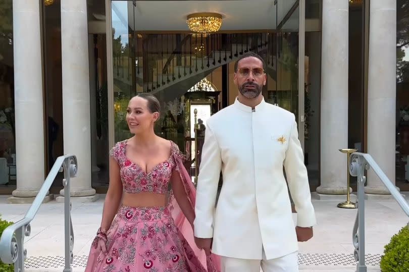 Kate and Rio Ferdinand attending Umar and Nada's wedding celebrations -Credit:Instagram/@RioFerdy5