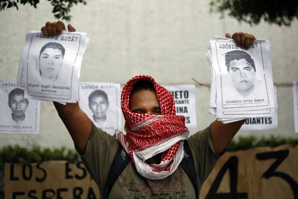 Mexico Ayotzinapa Guerrero kidnapping protest