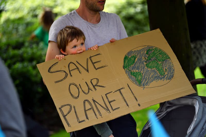 FILE PHOTO: Protest outside the Shell building in London