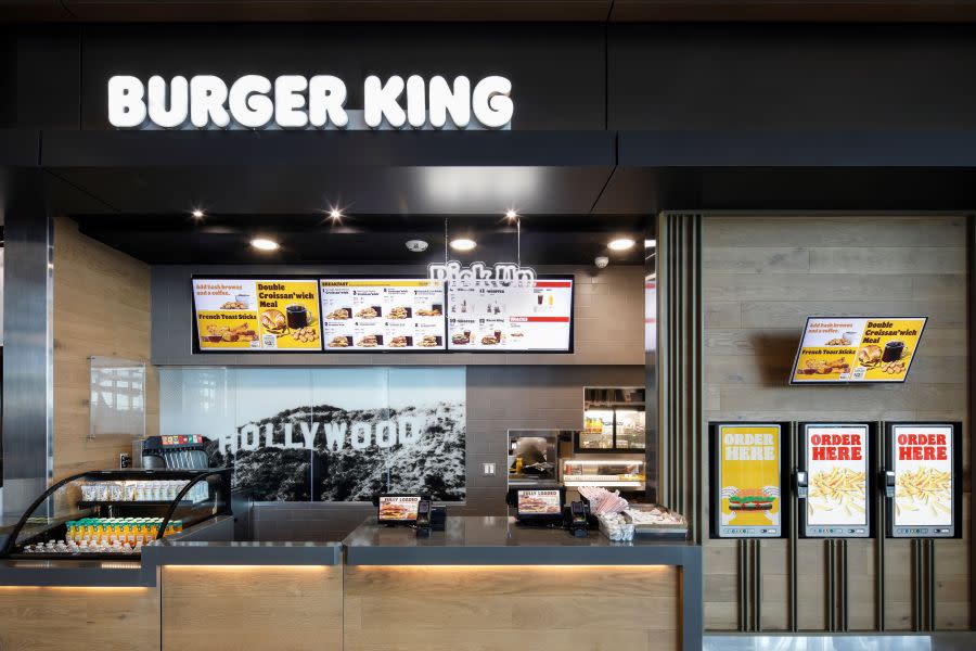 Burger King at Los Angeles International Airport. (LAX)