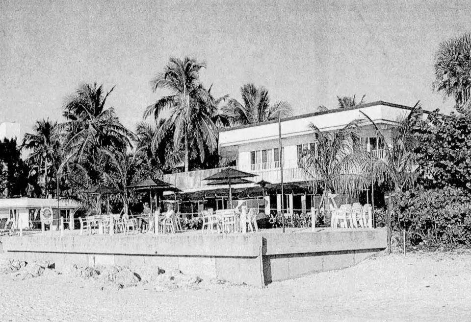 A vintage photo of Vanderbilt Beach Resort circa 2001.