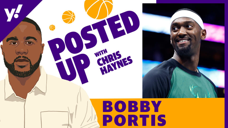 Milwaukee Bucks F Bobby Portis drops by the latest episode of Posted Up with Chris Haynes. (Photo by Jared C. Tilton/Getty Images)