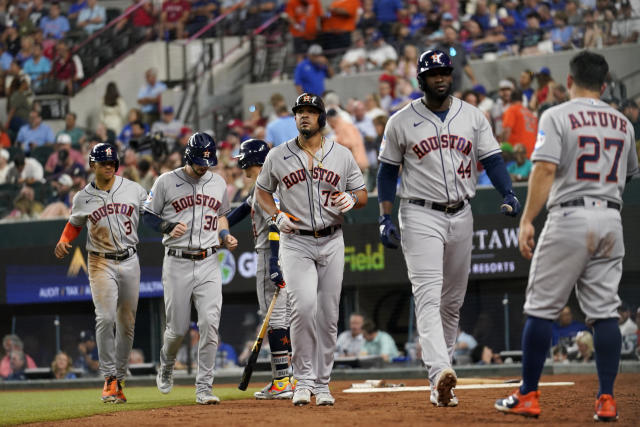 The Astros are giving away their 2020 merchandise at home games