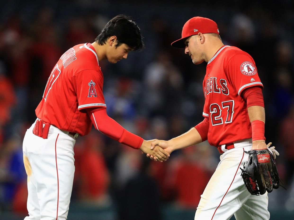 Mike Trout and Shohei Ohtani