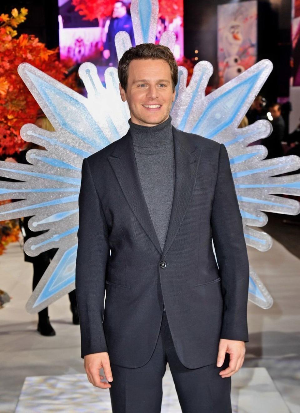 Jonathan Groff attending the European premiere of 'Frozen 2'