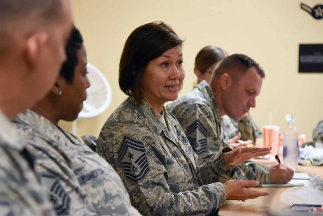 In Us Military First The Air Force Has Picked A Woman As Top Enlisted