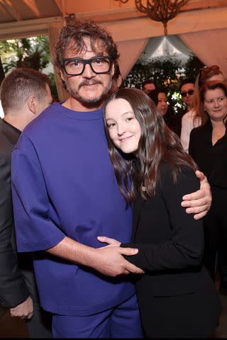 <p>Matt Winkelmeyer/Getty</p> Pedro Pascal and Bella Ramsey attend the AFI Awards Luncheon at Four Seasons Hotel Los Angeles at Beverly Hills on January 12, 2024 in Los Angeles, California.