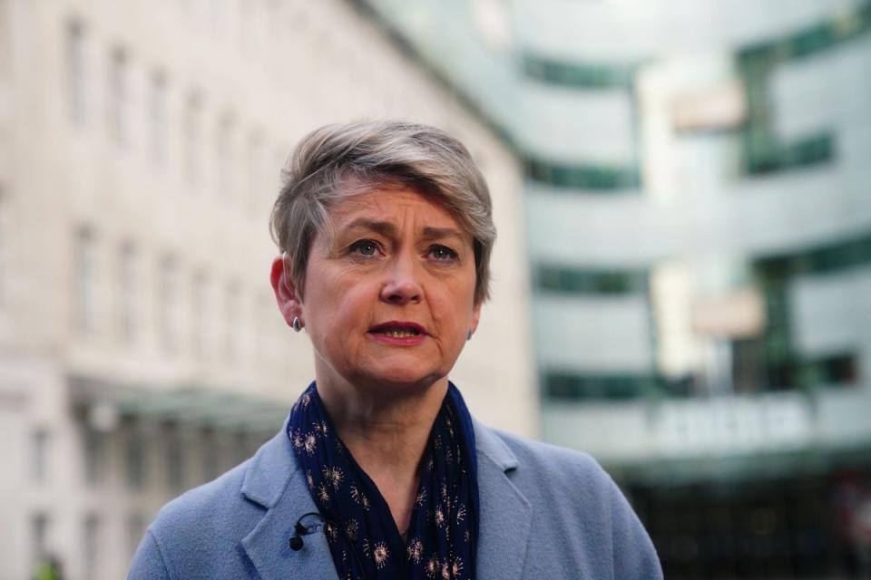 Shadow home secretary Yvette Cooper has promised to clamp down on police failings, launching Labour’s plans to force change in an article in The Independent (PA Wire)