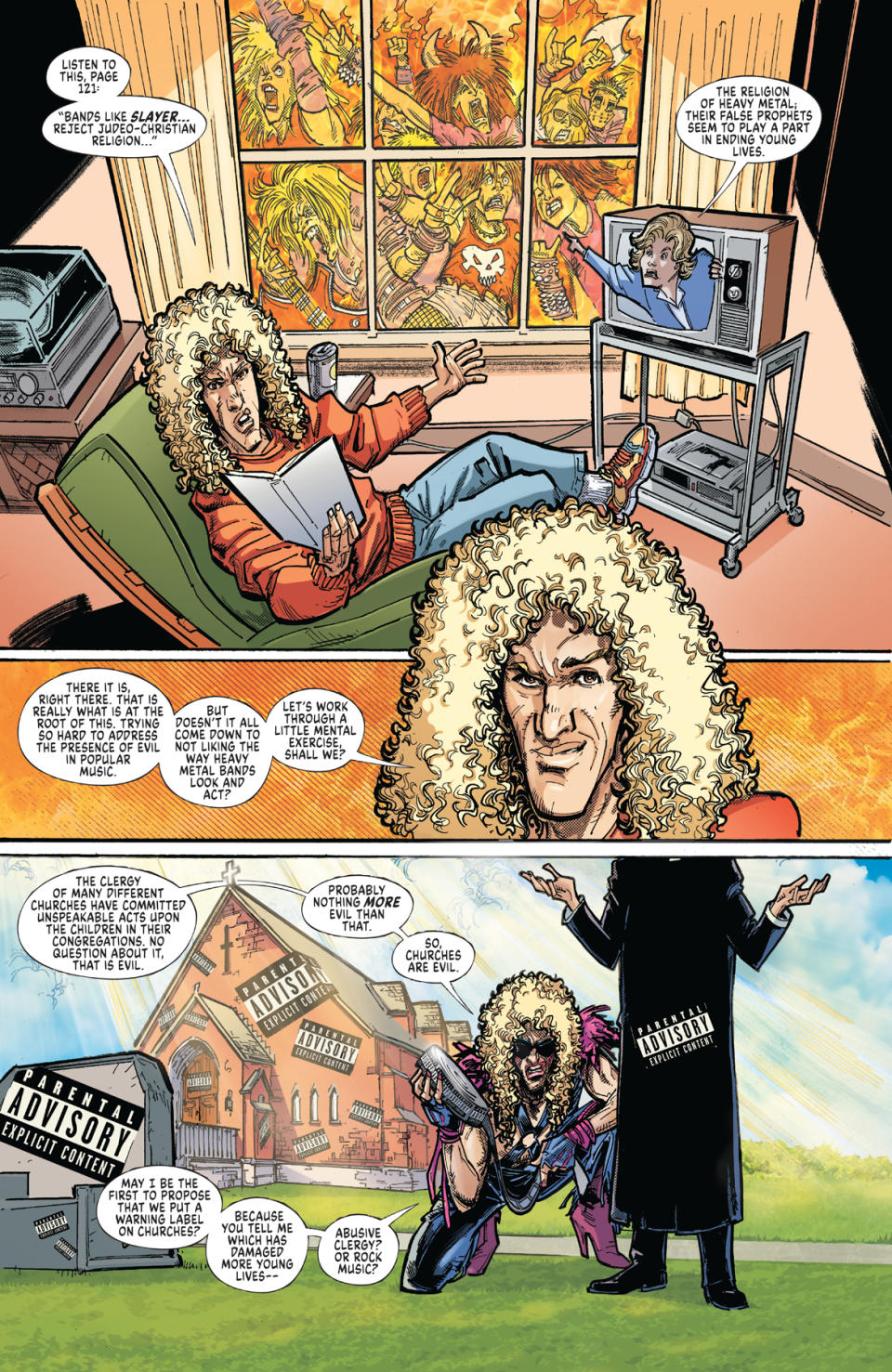 dee snider he's not gonna take it comic book twisted sister pmrc censorship hearing