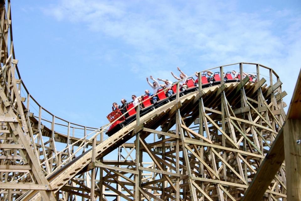 Rumbler at Beech Bend for amusement park guide.