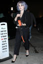 <p>Kelly Osbourne is dressed in head-to-toe black for an evening outing in Los Angeles on Friday.</p>