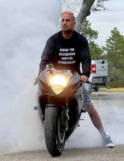 Michael Berry enjoyed motorcycle riding with his friend Mike Roscoe. On Wednesday, April 12, Berry was visiting Roscoe's roadside memorial in Osteen when he was run over by a hit-and-run driver. It was the same spot that Roscoe was killed, also by a hit-and-run driver.