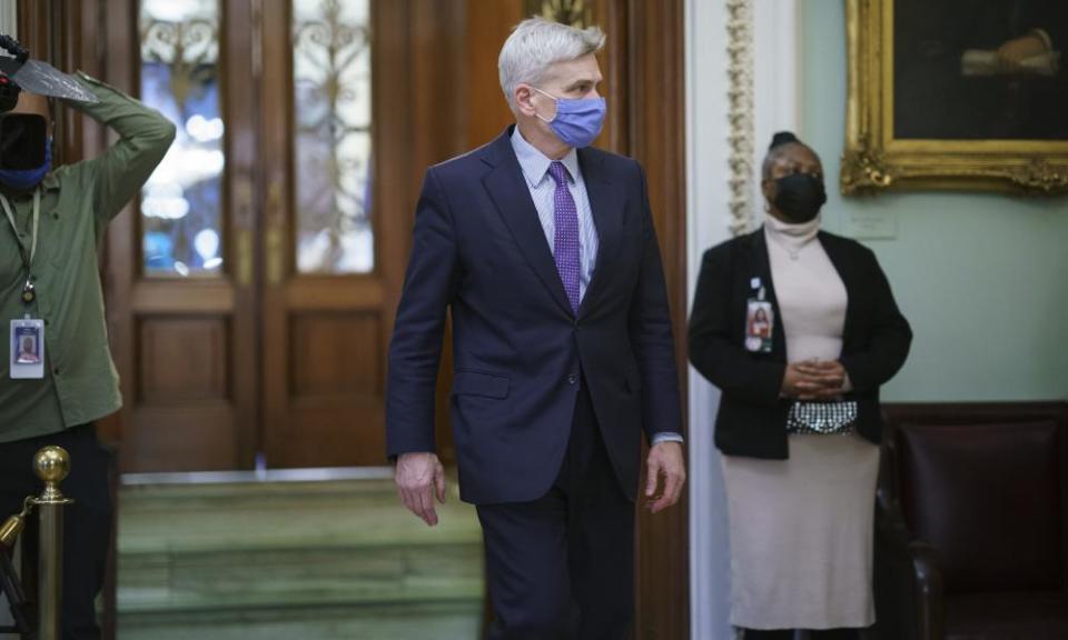 Bill Cassidy at the Capitol on 13 February.