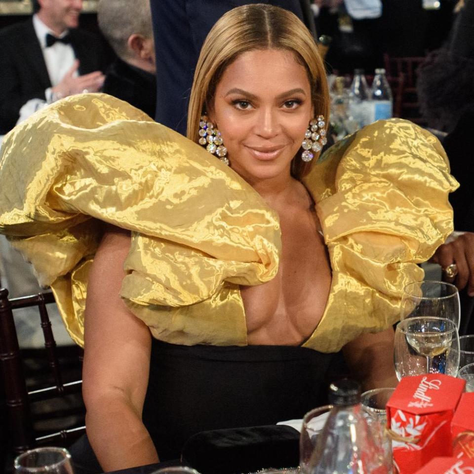 Beyoncé at the Golden Globes.