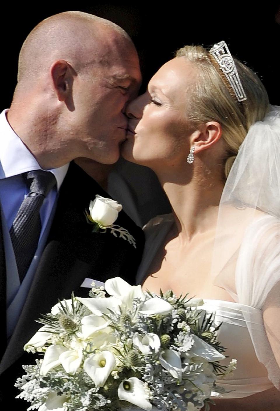 Zara Phillips and Mike Tindall