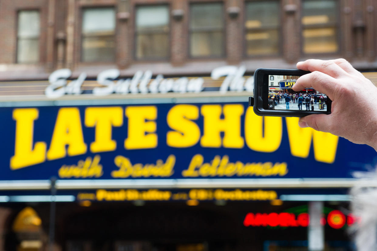 David Letterman Late Show on its final day