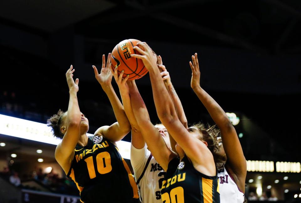 The Missouri State Lady Bears take on the Missouri Tigers at GSB Arena on Monday, Nov. 7, 2022.