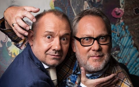 Bob Mortimer and Vic Reeves in Vic & Bob's Big Night Out - Credit: BBC