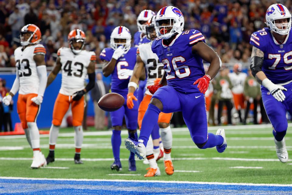 Devin Singletary rushed for 86 yards and a touchdown against the Browns.