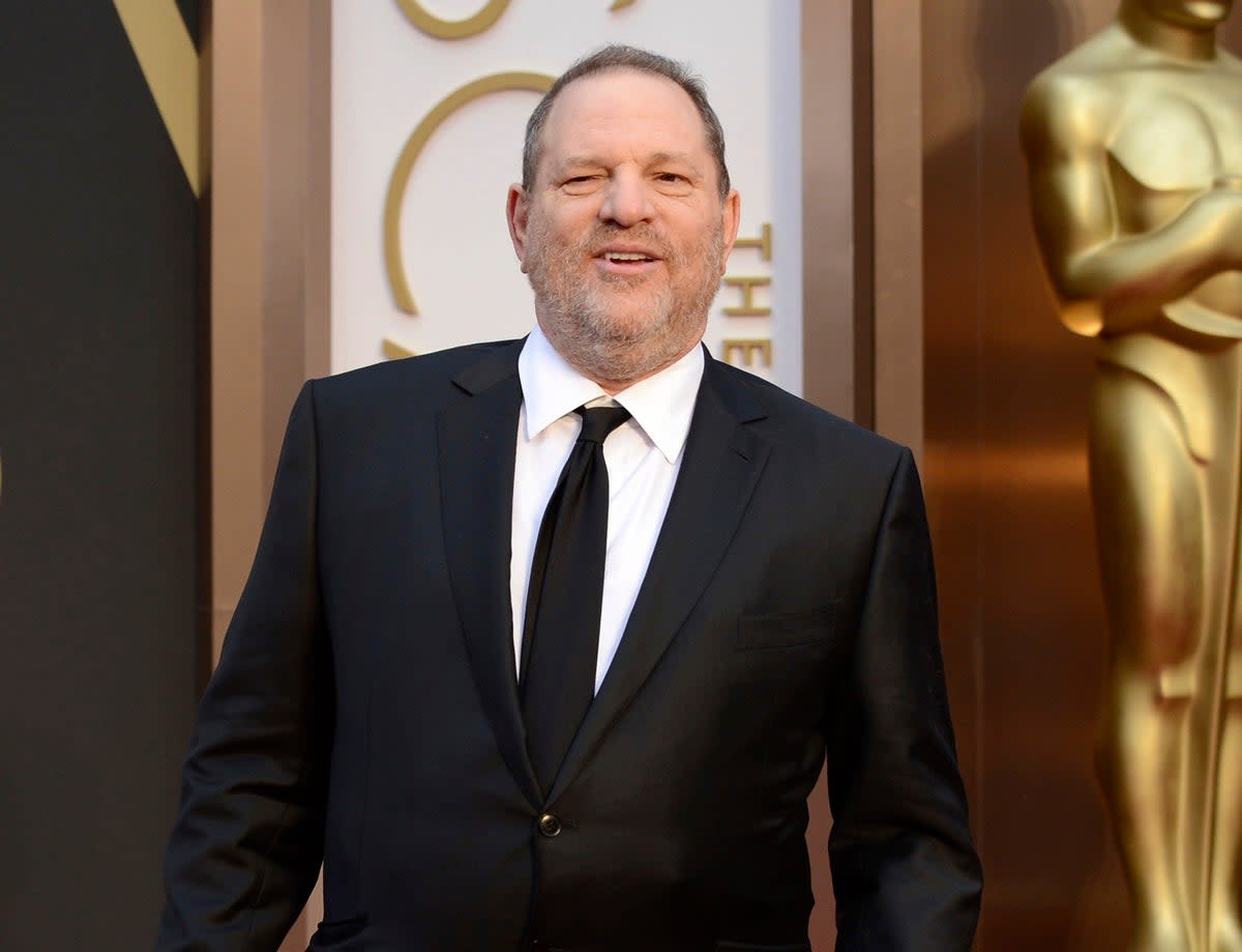 Harvey Weinstein at the 2014 Oscars,  one year after sexually assaulting Evgeniya Chernyshova