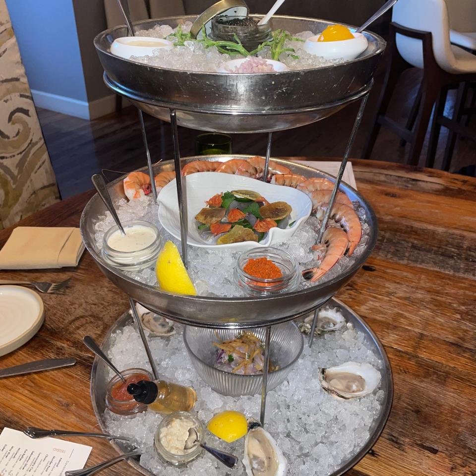 Seafood tower at Husk.