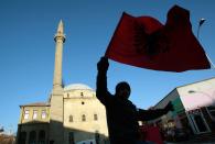 <b>PRISTINA, SERBIA:</b> Pristina's historic main mosque is a landmark in Kosovo, the capital of Serbia.