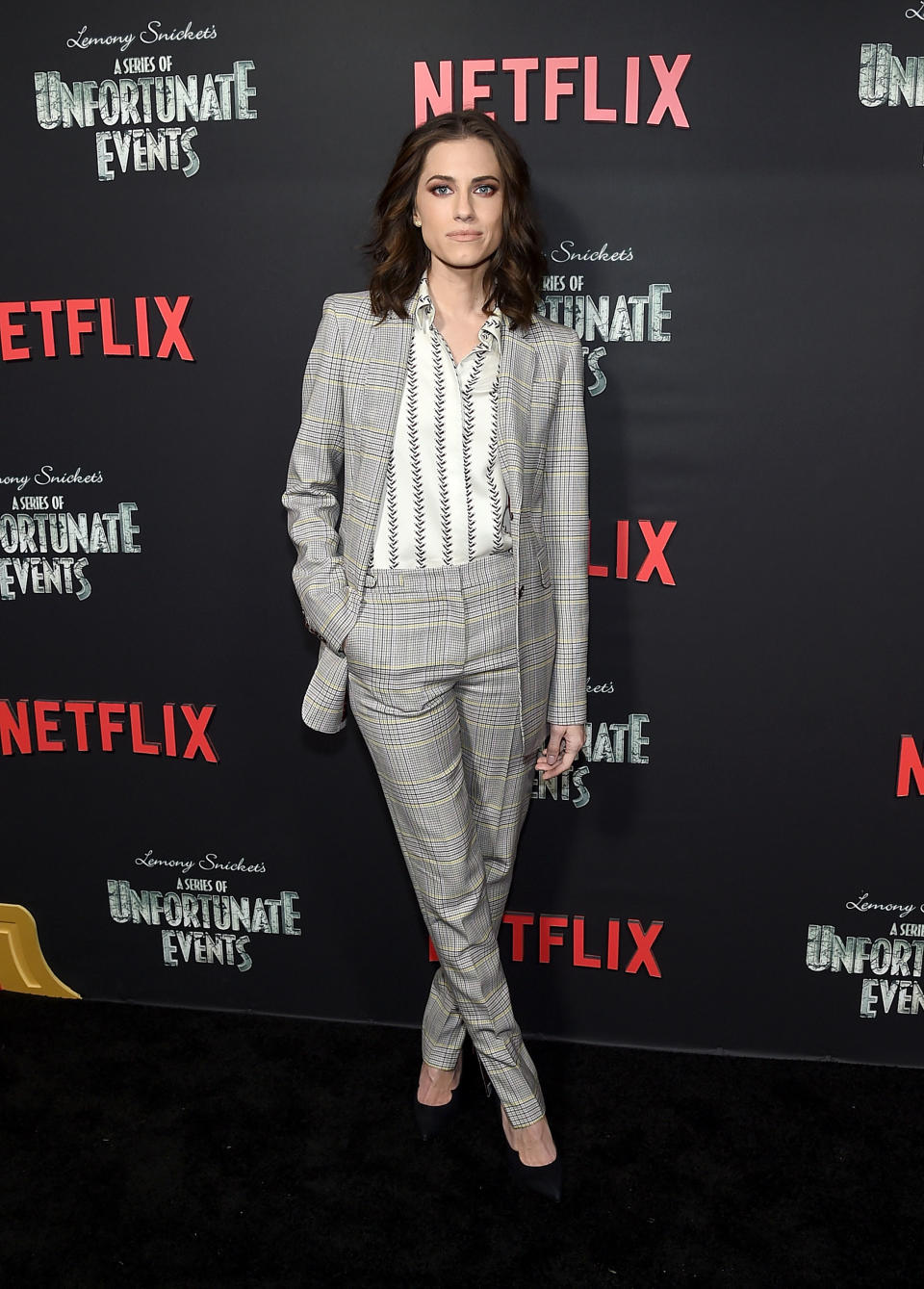 Allison Williams at the Netflix premiere of ‘A Series of Unfortunate Events’