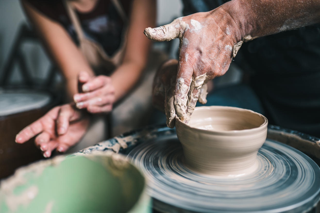 From pottery to book club to Zumba, hobbies are good for your mental well-being. (Getty Images)