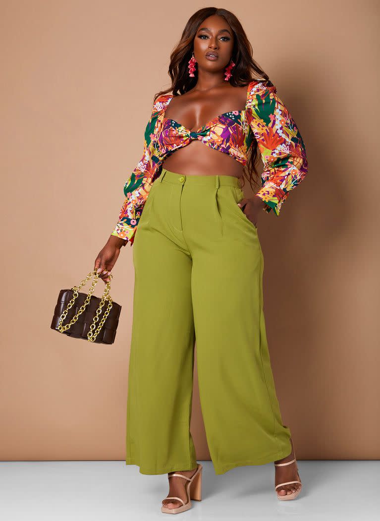 Rebdolls Sinead High Waist Wide Leg Pant