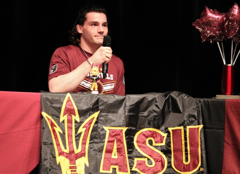 South Kitsap wrestler Phil Chobot plans to wrestle for Arizona State University after graduation. Chobot won a state title at Mat Classic in February.
