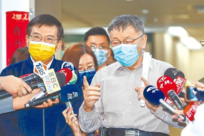 與高嘉瑜有好交情的台北市長柯文哲今早表示，「打人一定不對，要譴責暴力，有給他關心。」（本報資料照片）