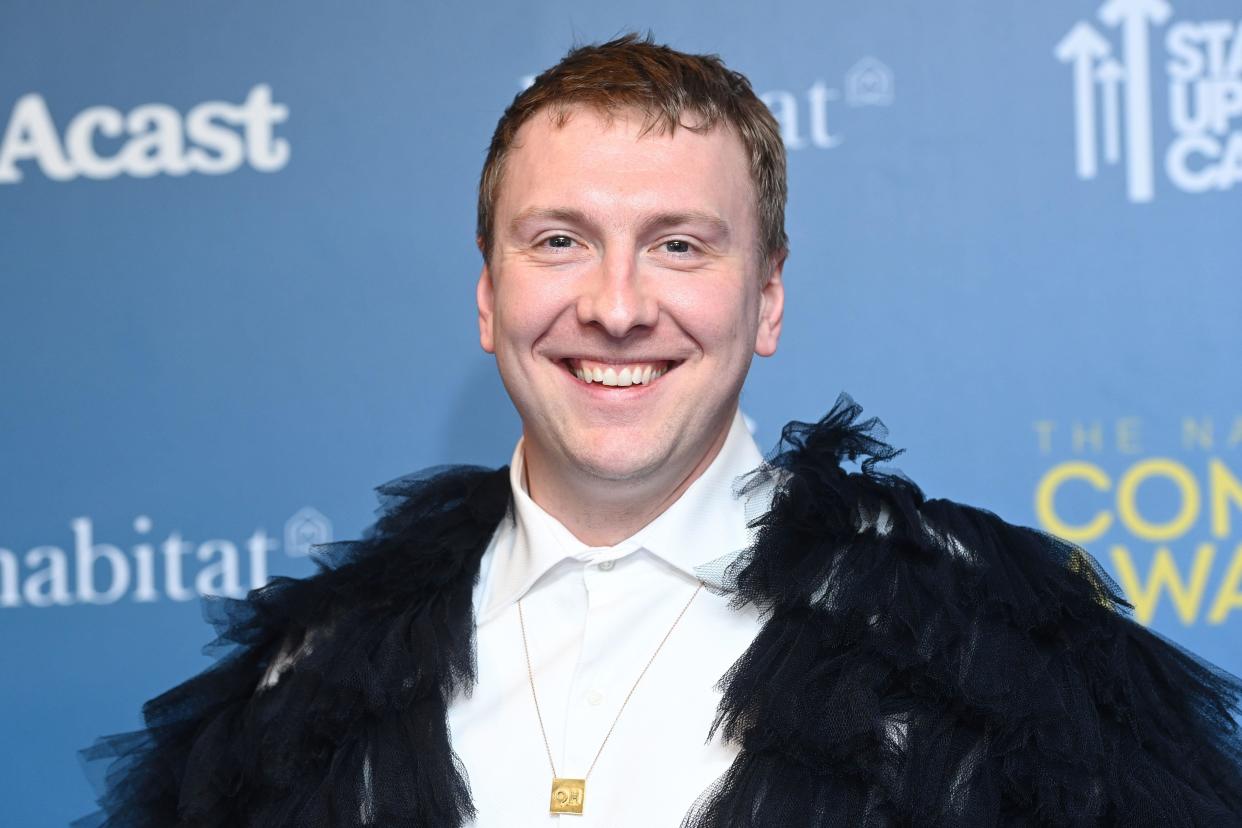 Joe Lycett attending the The National Comedy Awards for Stand Up To Cancer, at the Roundhouse in London. Picture date: Friday February 17, 2023. Photo credit should read: Matt Crossick/Empics/Alamy Live News